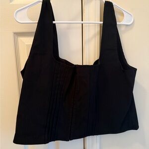 Black corset top